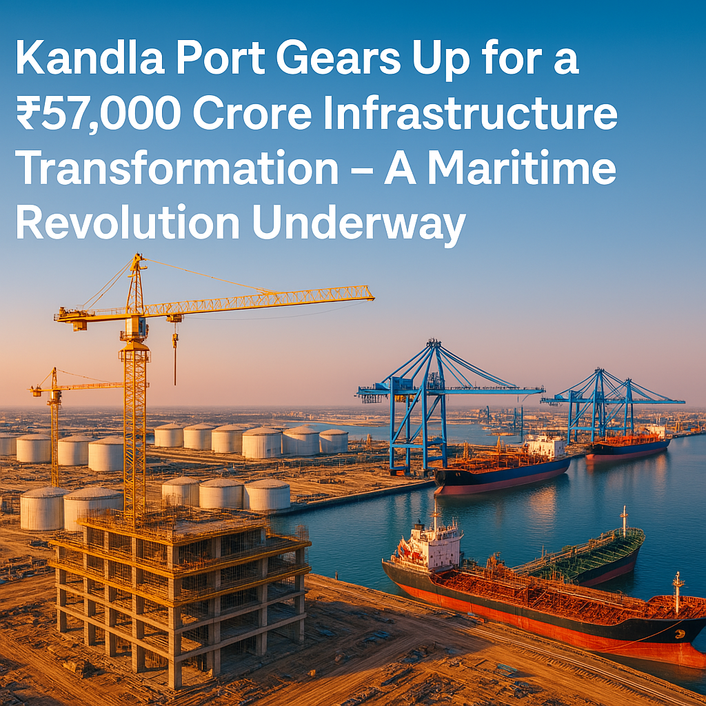 Kandla Port Gears Up for a ₹57,000 Crore Infrastructure Transformation – A Maritime Revolution Underway